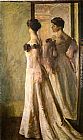 Joseph Rodefer De Camp Famous Paintings - The Heliotrope Gown
